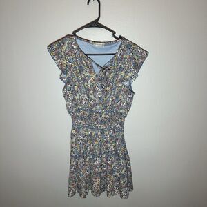 Altar'd State Blue Floral Dress Size Medium